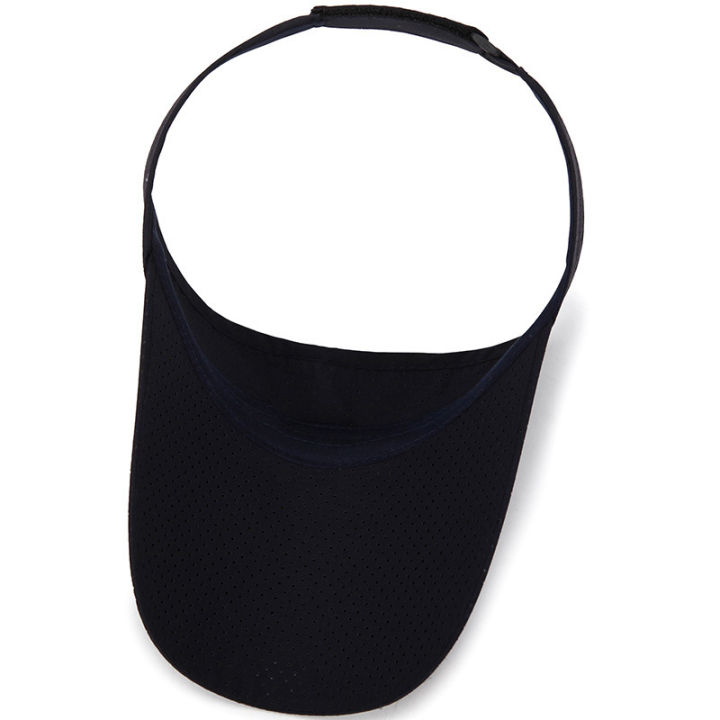 หมวกสีทึบเท่ๆน้ำหนักเบาปรับได้หมวกกันแดดระบายอากาศได้หมวกแก๊ปกลางแจ้ง-uv