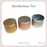 ตลับอะลูมิเนียม 200 ml  Borderless Tin รุ่น ฝาไร้ขอบ