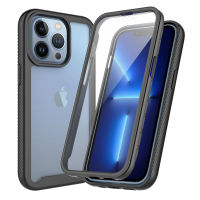 iPhone 13 Pro Case, Built-in Screen Protector Full Body Rugged Shockproof Case Cover for iPhone 13 Pro