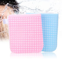 Tattielove Face wash antibacterial gloves type pearl wood pulp beauty cleansing face wash tool 【Ready stock】