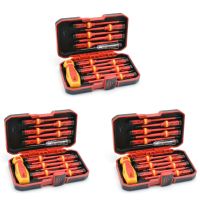 39 Pcs VDE Insulated Screwdriver Set -V High Voltage 1000V Magnetic Slotted Torx Screwdriver