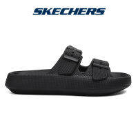 Skechers_สเก็ตเชอร์ส รองเท้าแตะ ผู้ชาย GOconsistent San O-T-G Sandals Shoes - 228830-NVRD Anti-Odor, Comfort Pillar Technology รองเท้าแตะชายและหญิง