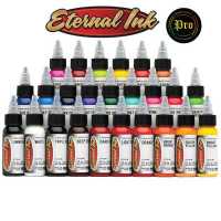 สีสัก ETERNAL TATTOO INK 1oz หมึกสักอีเทอนอล 1 ออนซ์ Red Orange Yellow