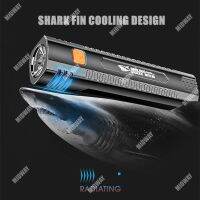 【Original】SMILING SHARK ABS Portable Flashlight Powerful Brightness EDC Fast Charging Mini Flash Light Waterp