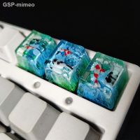 ☽❣Mimeo Keycaps Para Teclado Mecânica Cenário Backspace Resina สวิตช์ส่วนบุคคล1ชิ้น