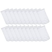 Pool Skimmer Socks White Durable Elastic Nylon Fabric Filters for Swimming Pools, Pool Supplies