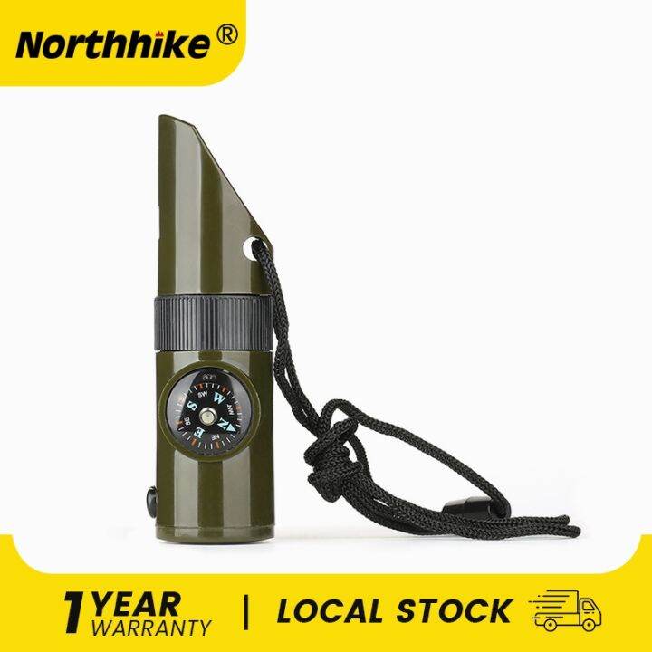 Northhike 7in1 Whistle with Compass for Outdoor Survival kits Tool