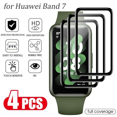 For Huawei Band 7 Full Curved Protective Film Screen Anti-Scratch Protector for Band7 Smartwatch Soft Film Cover