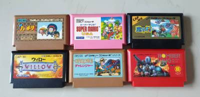 ตลับเกมส์ Famicom(แฟมิลี่) เกมส์สนุกวัยเด็กใช้งานได้ปกติ