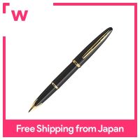 WATERMAN Official Waterman ปากกาหมึกซึม M ขนาดกลางคาเรนสีดำทะเล GT S2228163ตีสองหน้า