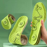 Foot Acupressure Insole Men Women Soft Breathable Sports Cushion Inserts Sweat-absorbing Deodorant Insole Shoe Pads Shoes Accessories