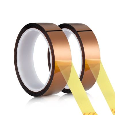 3/5/10/20/30MM x 33M Polyimide Adhesive Tape High Temperature Resistant Tape For Protecting CPU BGA PCB Circuit Board No Residue Adhesives Tape