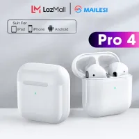 MAILESI Mini Pro4 TWSหูฟังบลูทูธไร้สายเหมาะสําหรับไอโฟน ซัมซุง oppo vivo xiaomiหัวเหว่ย,เสี่ยวมี่,มือถือแอนดรอยด inpods หูฟังเกมส์บลูทูธ พร้อมกล่องชาร์จ