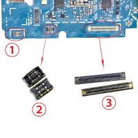 หน้าจอแสดงผล LCD ขั้วต่อ FPC สําหรับ Samsung Galaxy A13 4G A135 A135F A135U เครื่องชาร์จ USB ชาร์จติดต่อปลั๊กขั้วต่อแบตเตอรี่