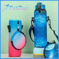 PETIRUN อุปกรณ์ดื่มกีฬากลางแจ้งสายรัดแบบพกพา Dudukan Botol ที่ยึดโทรศัพท์มือถือถุงรักษาอุณหภูมิแขนกระบอกน้ำฝาปิดถ้วยกาแฟ