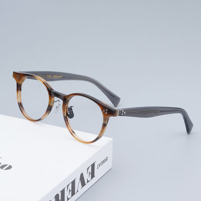 7285แบรนด์ญี่ปุ่น Acetate Original 332กรอบแว่นตาผู้ชายคลาสสิกแว่นตาผู้หญิงรอบเต่า Eyewear