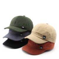 ❀♚﹍ New Fashion vintage Baseball cap for man women korean Solid color Short brimmed cap casual trendy outdoor sport visor Hat