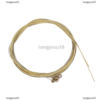 langyouzi9 6ชิ้น/เซ็ต Acoustic Guitar Strings สายรุ้ง colorfu Strings สำหรับกีต้าร์พื้นบ้าน