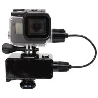 เครื่องชาร์จแบตเตอรี่แบตสำรองกันน้ำ5200Mah ซองกันน้ำปลอกหุ้มสำหรับ Gopro Hero 7 6 5 4 3 + ไปกล้องแอ็คชั่นโปรอุปกรณ์เสริม