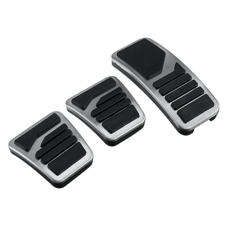 MT Car Gas Clutch Brake Pedal Cover Kit for Mitsubishi Pajero 3