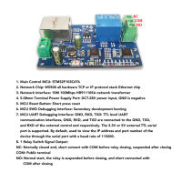 โมดูลรีเลย์อีเทอร์เน็ต1ทาง DC7-28V PCB ป้องกันกลับการเชื่อมต่อโมดูลถ่ายทอดเครือข่ายสลับสัญญาณต่างๆโปรแกรมเขียนพอร์ตสำหรับการควบคุมสายแลน