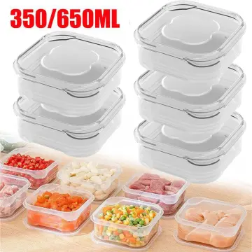 Japanese Frozen Meat Storage Box, Weekly Meal Prep Container With  Compartments For Fridge, Vegetables Freezing And Preservation
