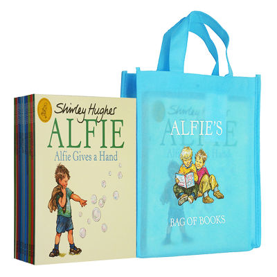 English original Alfie collection 10 volume handbag set greenway award author Shirley Hughes childrens picture story picture book Alfie series