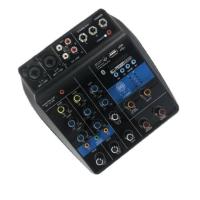 LXJ มิกเซอร์ MIXER 4-channel MP3 USB SD มีBluetooth รุ่น LX-400