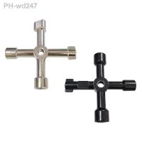 Multi Function Wrench Tool Square Hole Key Four Corner Electric Control Cabinet Elevator Cross Key Water Meter Valve Key