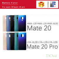 ที่อยู่อาศัยประตูด้านหลังกรณีสำหรับหัวเว่ย Mate 20 Mate 20 Pro ปกกลับแผงกระจกปกหลัง Mate 20แทนที่