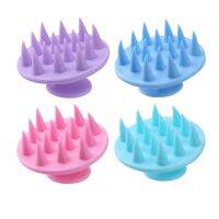 hot【DT】 Pointed Silicone Scalp Shampoo Massage Acupoint Comb Massager