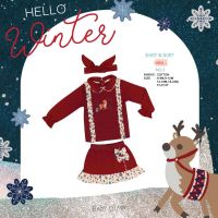 HELLO WINTER 03 - Top &amp; Skirt ลูกสาวแดง