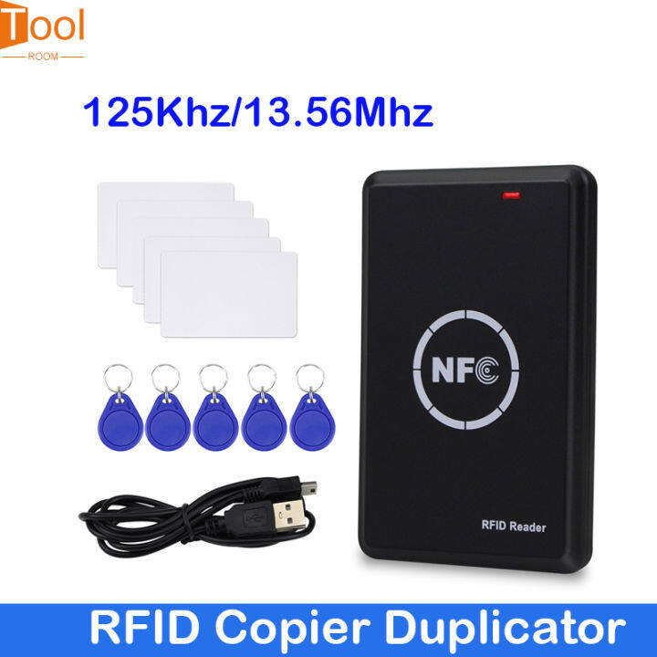 เครื่องทำสำเนาเครื่องถ่ายเอกสาร-rfid-125khz-เครื่อง-nfc-อัจฉริยะที่ห้อยกุญแจเครื่องเขียนเครื่องอ่านการ์ด13-56mhz-เข้ารหัสโปรแกรมเมอร์-usb-uid-t5577การ์ด-em4305