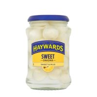 ?New Normal ? (x 1) Haywards Sweet Silverskin Onions (Sweet &amp; Mild) 400g หัวหอมดองรสหวาน ในน้ำส้มสายชู 400กรัม