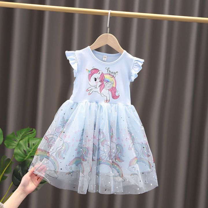 girls-clothes-2023-new-summer-princess-dresses-flying-sleeve-kids-dress-unicorn-party-baby-dresses-for-children-clothing-3-8y