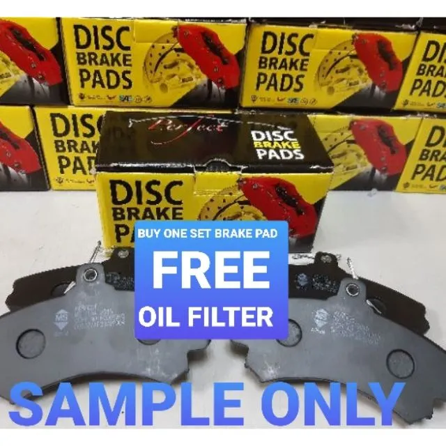 GEN2,PERSONA,NEO BRAKE PAD FRONT 1SET(FREE OIL FILTER)MALAYSIA SIRIM
