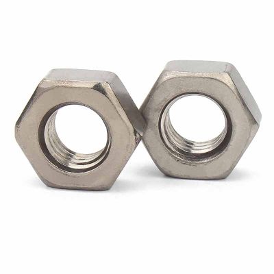 2/5/10Pcs M1.6 M2 M2.5 M3 M4 M5 M6 M8 M10 M12 M14 M16 Pure Titanium TA2 Hexagon Hex Nut DIN934 High Quality Gr2 Nails Screws Fasteners