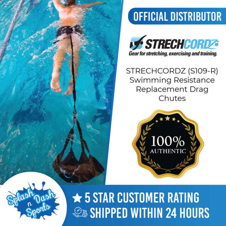 STRECHCORDZ (S109R) Swimming Resistance Replacement Drag Chutes
