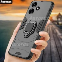 Auroras For Infinix Hot 30i Case With Finger Ring Magnetism Holder Armor Shape Shell For Infinix Hot 30 Play Detachable Cover Phone Cases