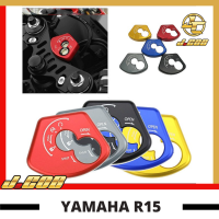 ยามาฮ่า YZF R15 V3 17-19ปีดัดแปลงไฟฟ้าล็อคประตูตกแต่งฝาครอบกุญแจอุปกรณ์เสริม