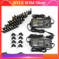 KYLE Wild Shop Adjustable AC 110V 220V To DC 3v-24v 2A 48W 72w Power Supply charger Adapter 8pin 10pin 34pin DC connector with led display