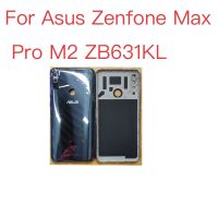 1ชิ้นสำหรับ Asus Zenfone Max M2ฝาหลังตัวเรือนด้านหลังฝาหลังครอบคลุมกรณีที่อยู่อาศัยชิ้นส่วนซ่อม