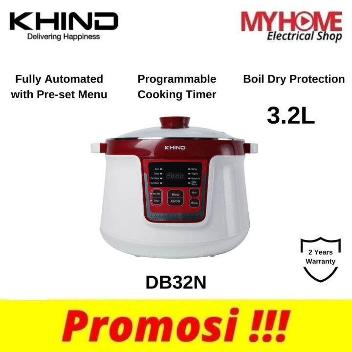 Khind 3.2L Double Boiler DB32N Lazada