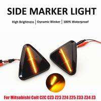 ♣❃ 2Pieces LED Dynamic Blinker Side Marker Fender Turn Signal Light For Mitsubishi Colt CZC CZ3 Z23 Z24 Z25 Z33 Z34 Z3 2004-2012