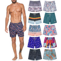 SURFCUZ Mens Swimming Trunks Quick Dry Beach Board Summer Swim Shorts with Pockets and Mesh Lining Swimwear Beachwear for Men