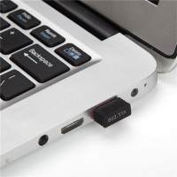 เครื่องรับสัญญาณไร้สายแล็ปท็อปความเร็วสูงรับสัญญาณไร้สายมินิ USB 2.0 อะแดปเตอร์ไร้สาย