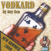 เข้ามาใหม่ Vodkard โดย Rey Ben เทคนิคมายากล (กลไกและการเรียนการสอนออนไลน์) บัตรเป็นขวดภาพลวงตาสนุกอุปกรณ์ประกอบฉากภาพ Magia