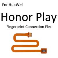 ขั้วต่อเครื่องสแกนลายนิ้วมือเซ็นเซอร์สายเคเบิ้ลยืดหยุ่นสำหรับ Huawei Honor Play 7x 7c 7a ปุ่มส่งคืนบ้าน Pro อะไหล่เปลี่ยนกุญแจ