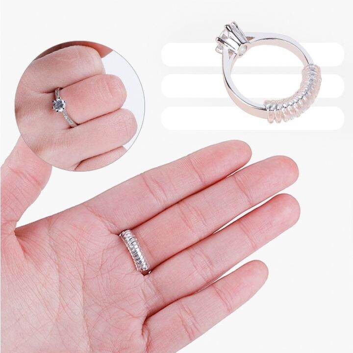 4 Sizes Spiral Based Ring Size Adjuster Guard Tightener Ring Size