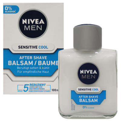 Nivea Men Sensitive Cooling Post Balm100ml นีเวีย อัฟเตอร์เซฟสำหรับผู้ชาย